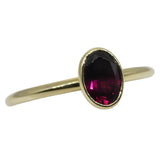 Ruby Stacker Ring set in 14kt Yellow Gold