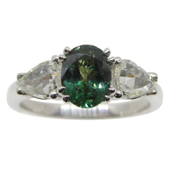 Custom Designed Alexandrite & Diamond Ring by David Saad of Skyjems.ca
