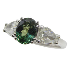 Custom Designed Alexandrite & Diamond Ring by David Saad of Skyjems.ca