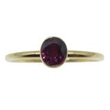 Ruby Stacker Ring set in 10kt Yellow Gold