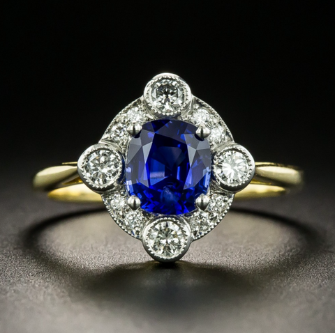 Edwardian Sapphire Engagement Ring