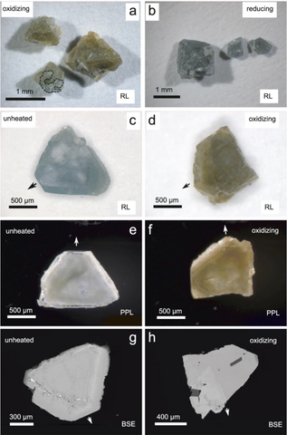 Blue Zircon from Vesuvius