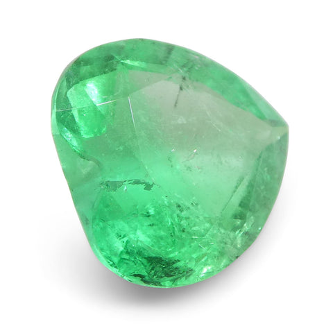 1.86ct Heart Green Emerald from Colombia