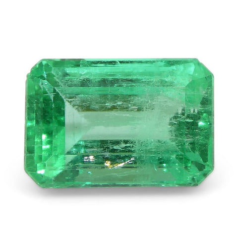 1.84ct Octagonal/Emerald Cut Emerald GIA Certified Colombian | Skyjems