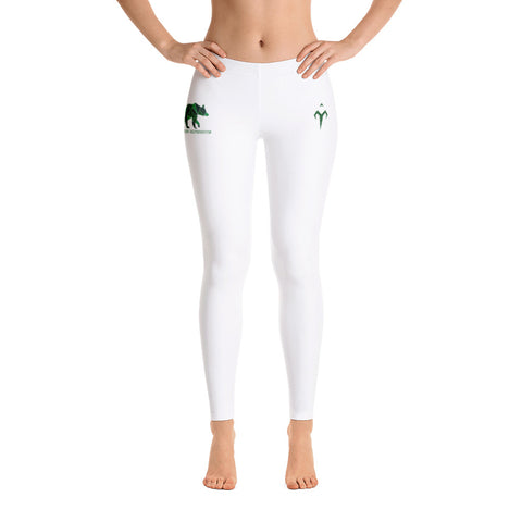 Intermountain Volleyball Mom White Leggings