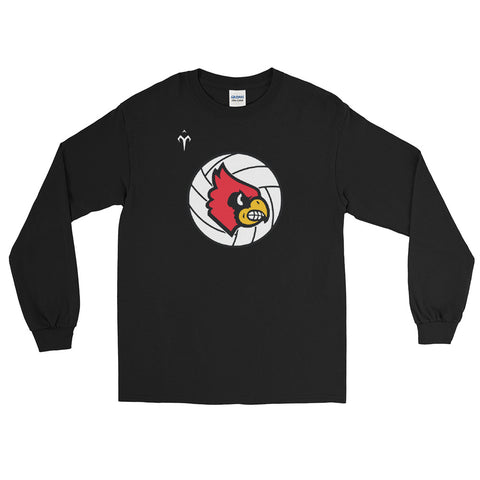 PF University of Louisville Rugby Men’s Long Sleeve Shirt Black / 4XL