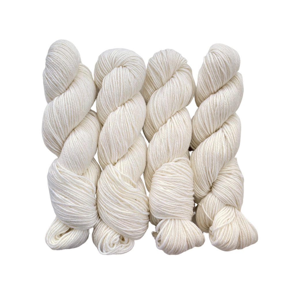 Four skeins of yarn