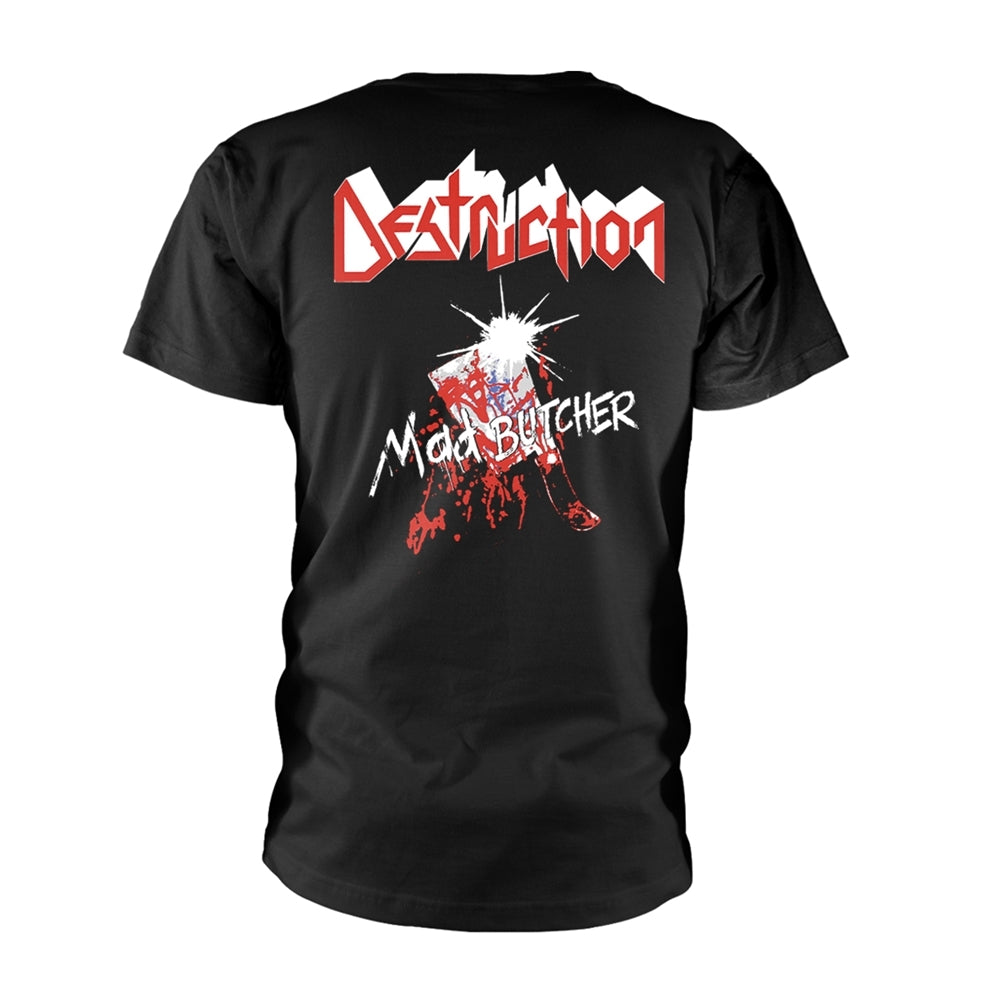 Destruction - Mad Butcher Short Sleeved T-shirt – Mercian Storm Mailorder