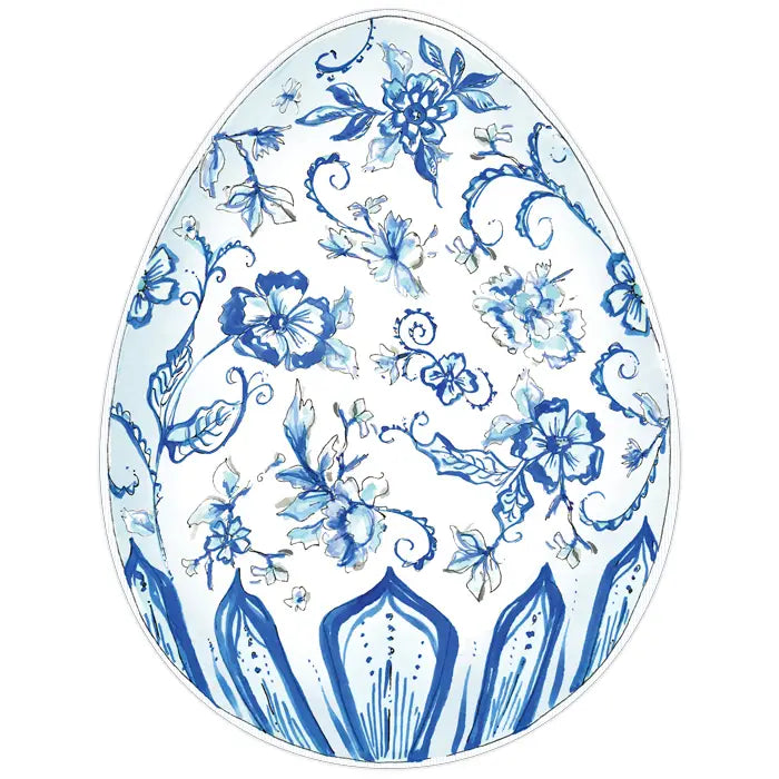 Blue Chinosierie Easter Egg Paper Placemats