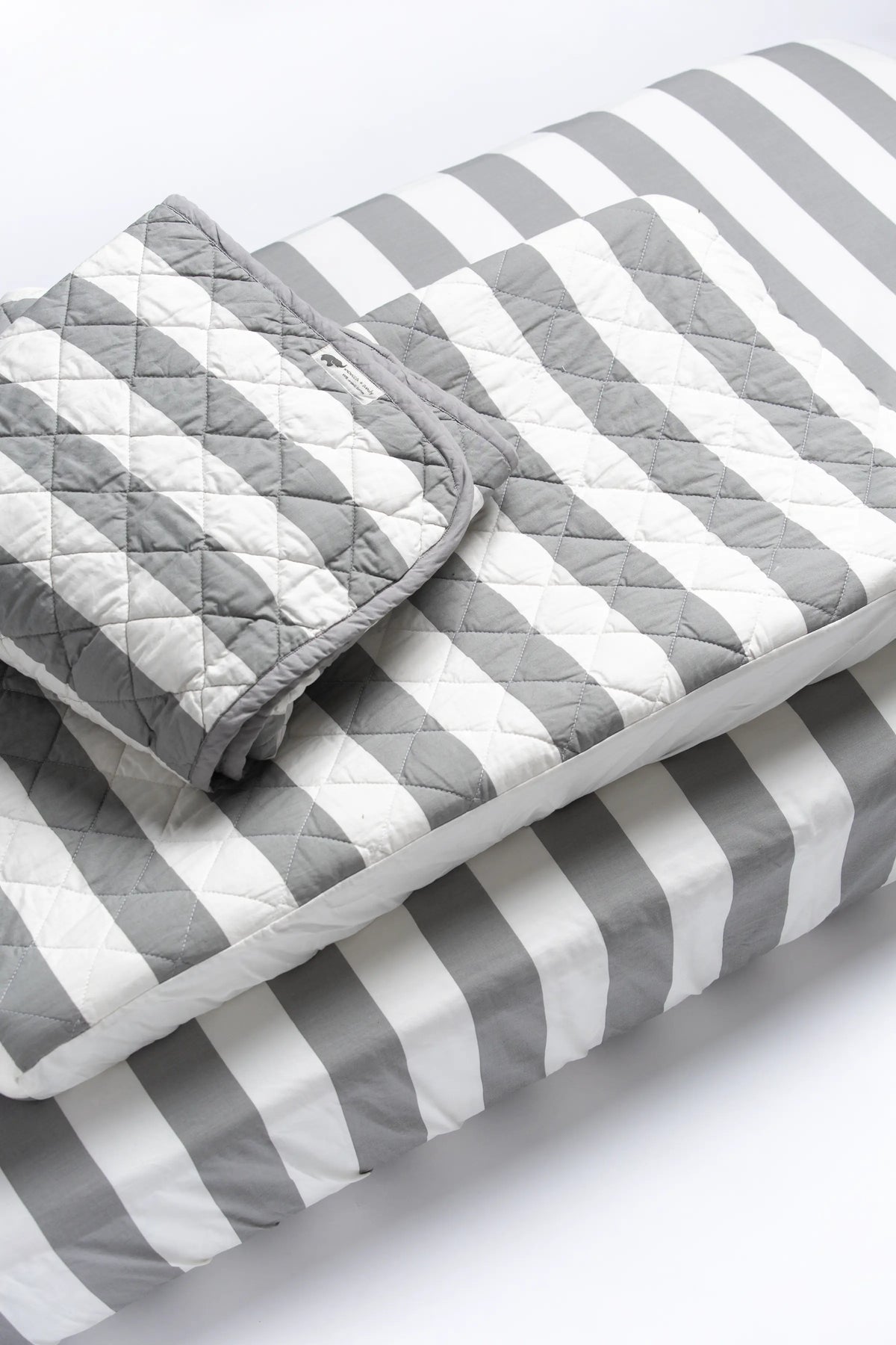 Grey Cabana Stripe