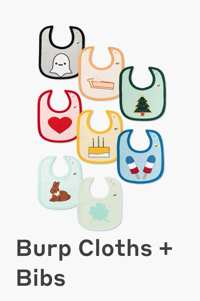 Burp Cloths + Bibs