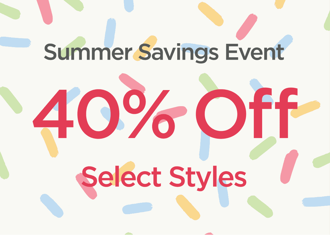 40% Off Summer Savings Event graphic