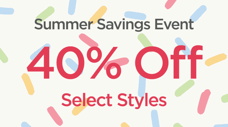 40% Off Summer Savings Event graphic