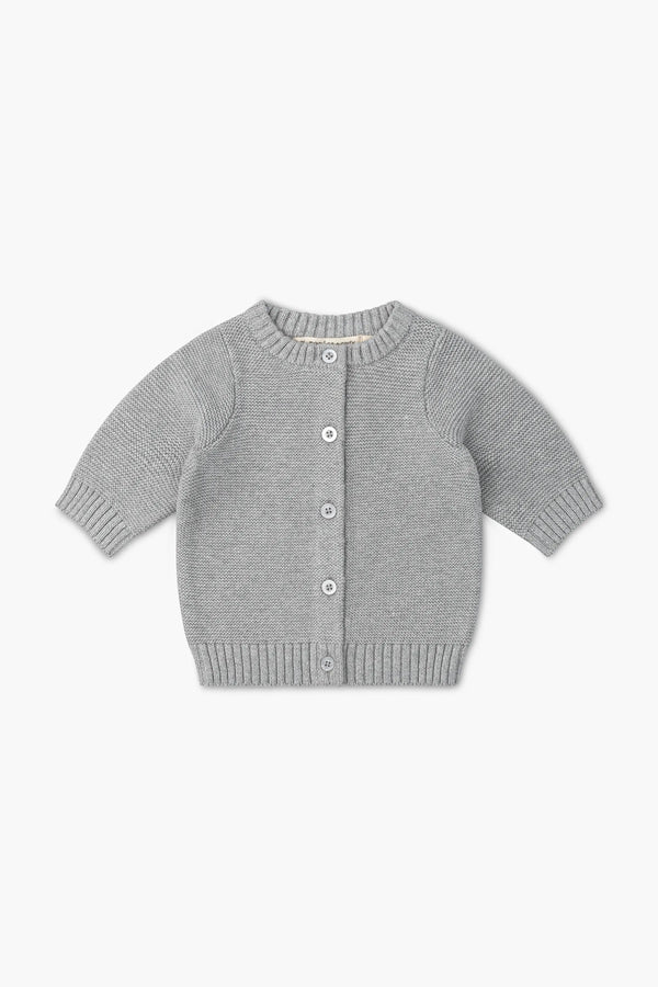 Baby Cardigan_Heather Grey