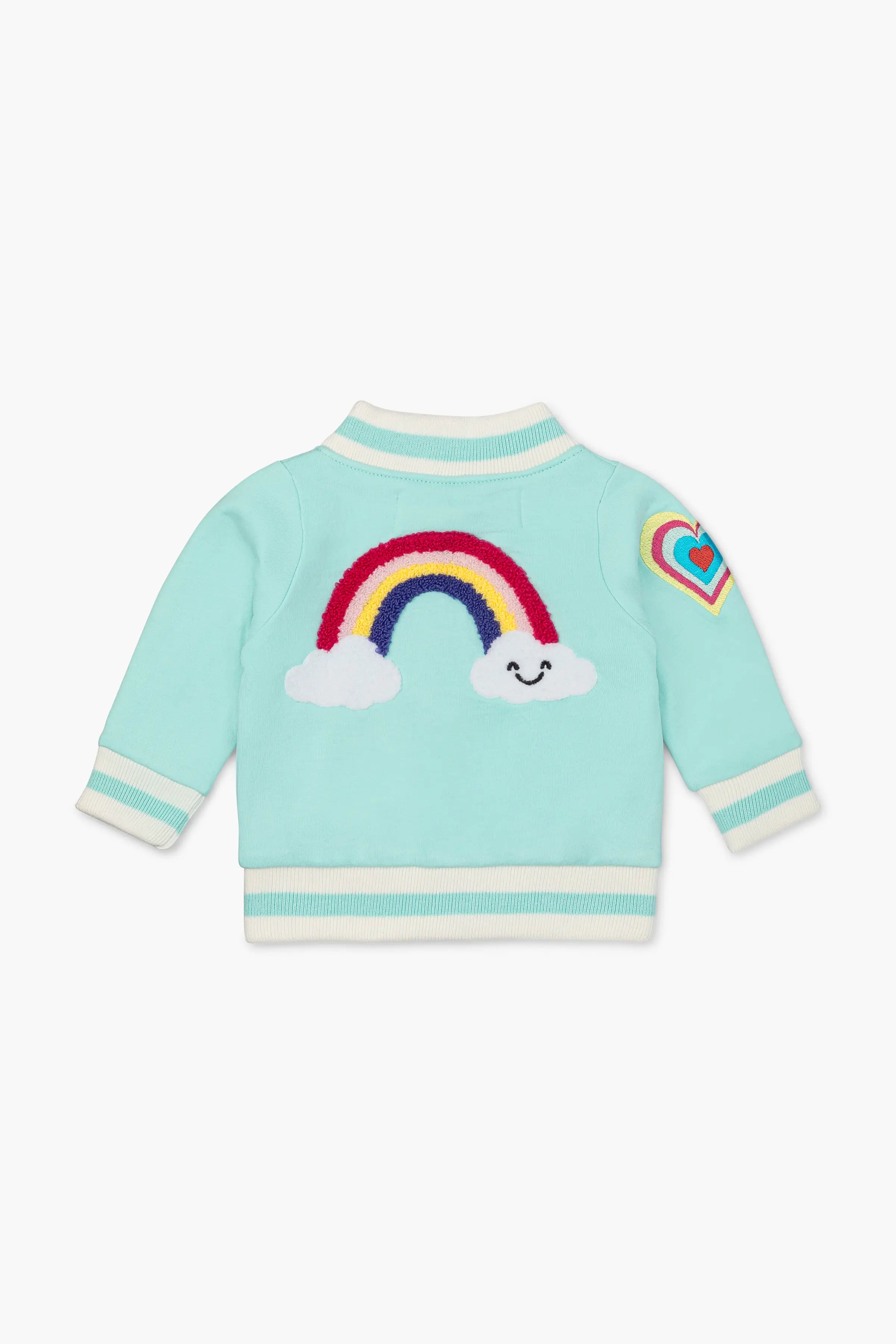SALE - Zip Bomber Jacket_Paris Hilton Happy Rainbows