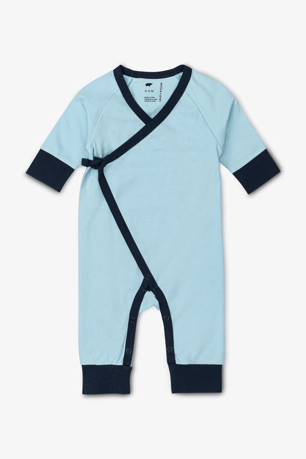 Kimono Tie One-Piece_Light Blue