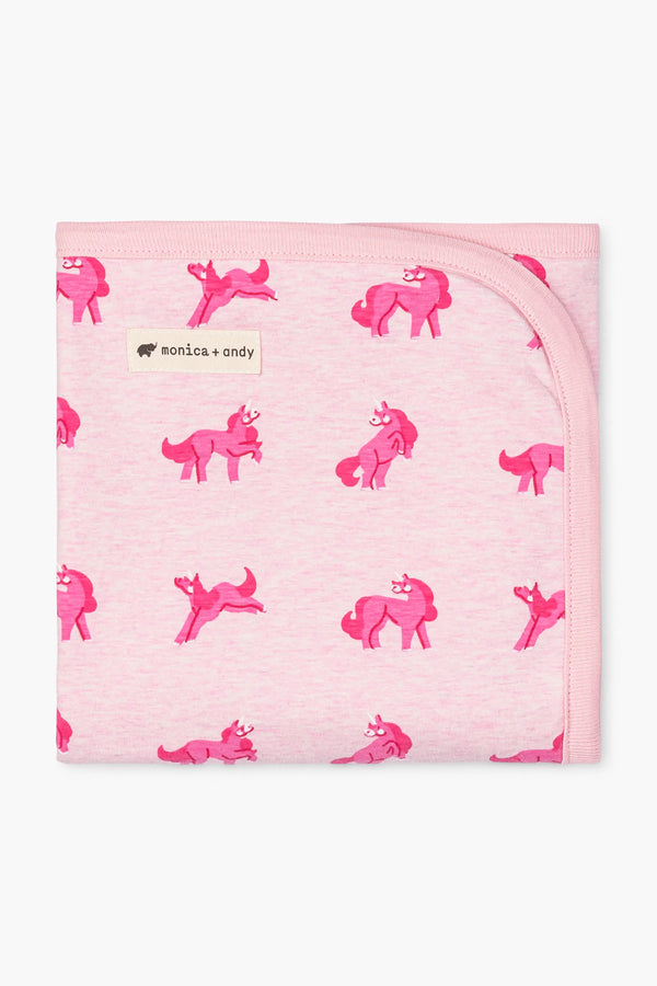 Coming Home Blanket_Pink Unicorns