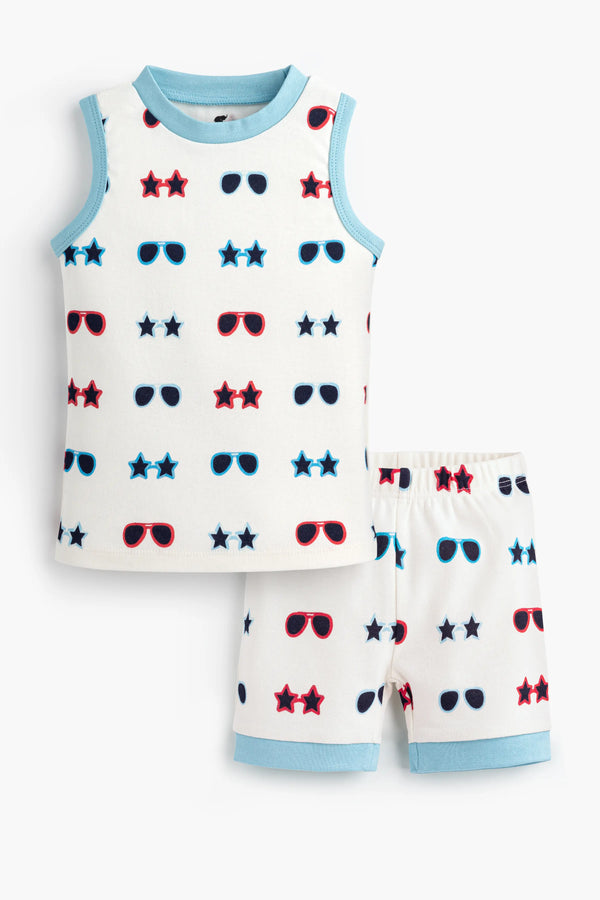 SALE - Tank Two-Piece Pajama Set_Patriotic Sunglasses