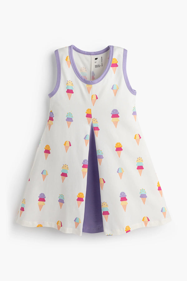 Center Pleat Dress_Ice Cream Social
