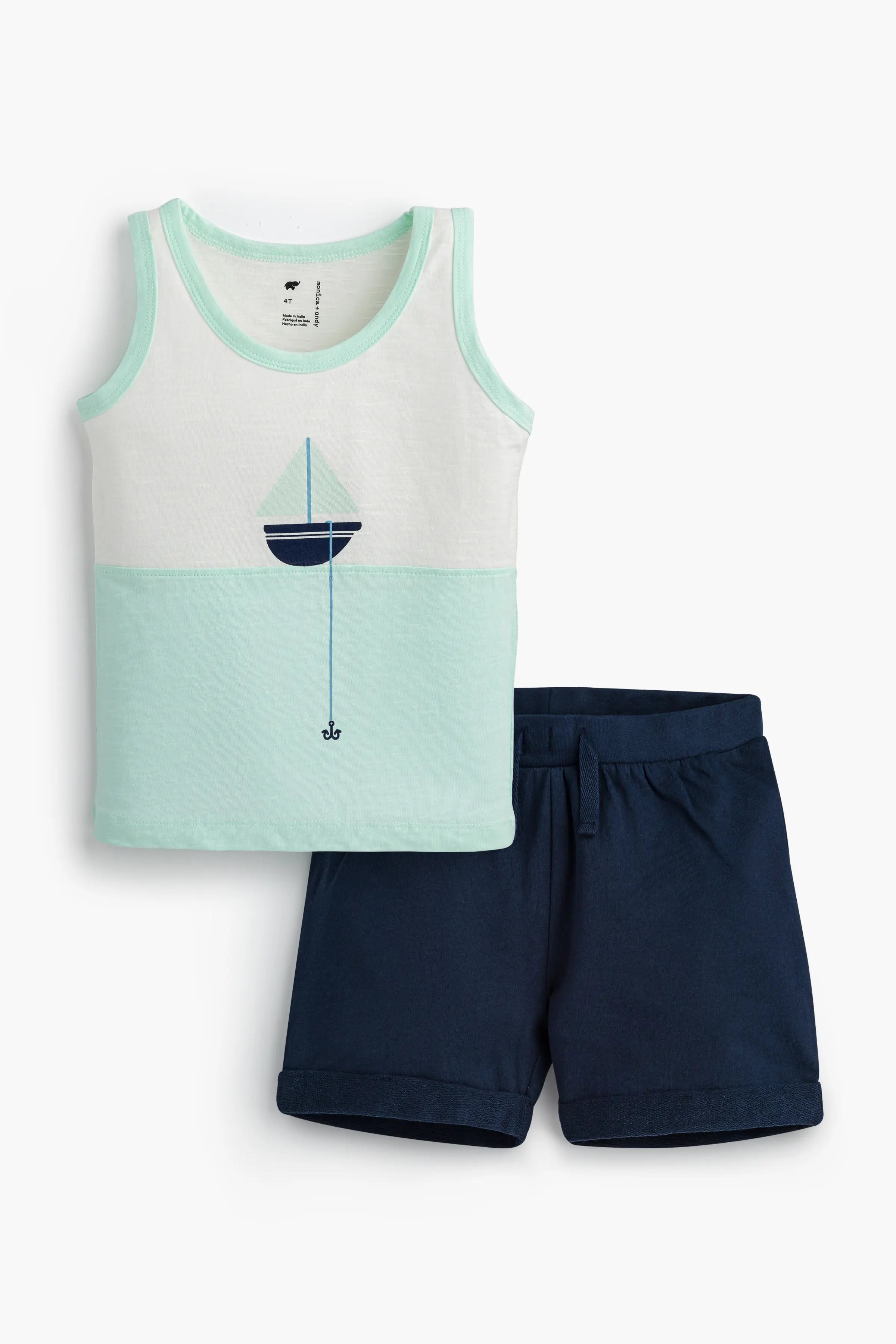 Sunshine Tank Top + Summer Short Set_Anchor Down