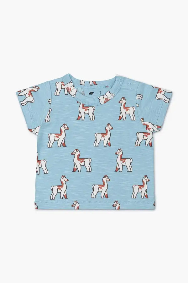 SALE - Short Sleeve Crewneck Tee_Llama Love