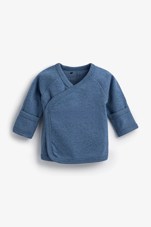 Hello Baby Top_Light Blue Heather