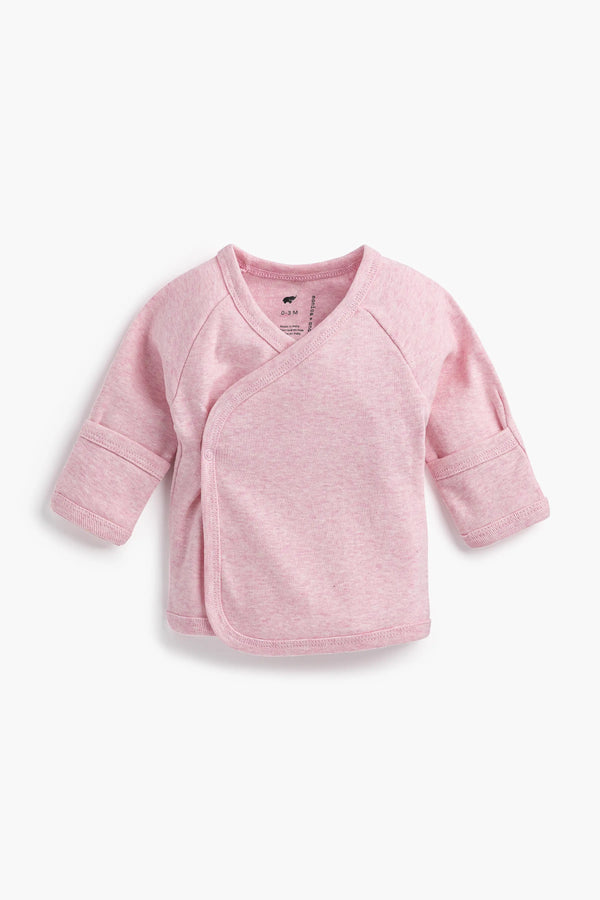 Hello Baby Top_Light Pink Heather
