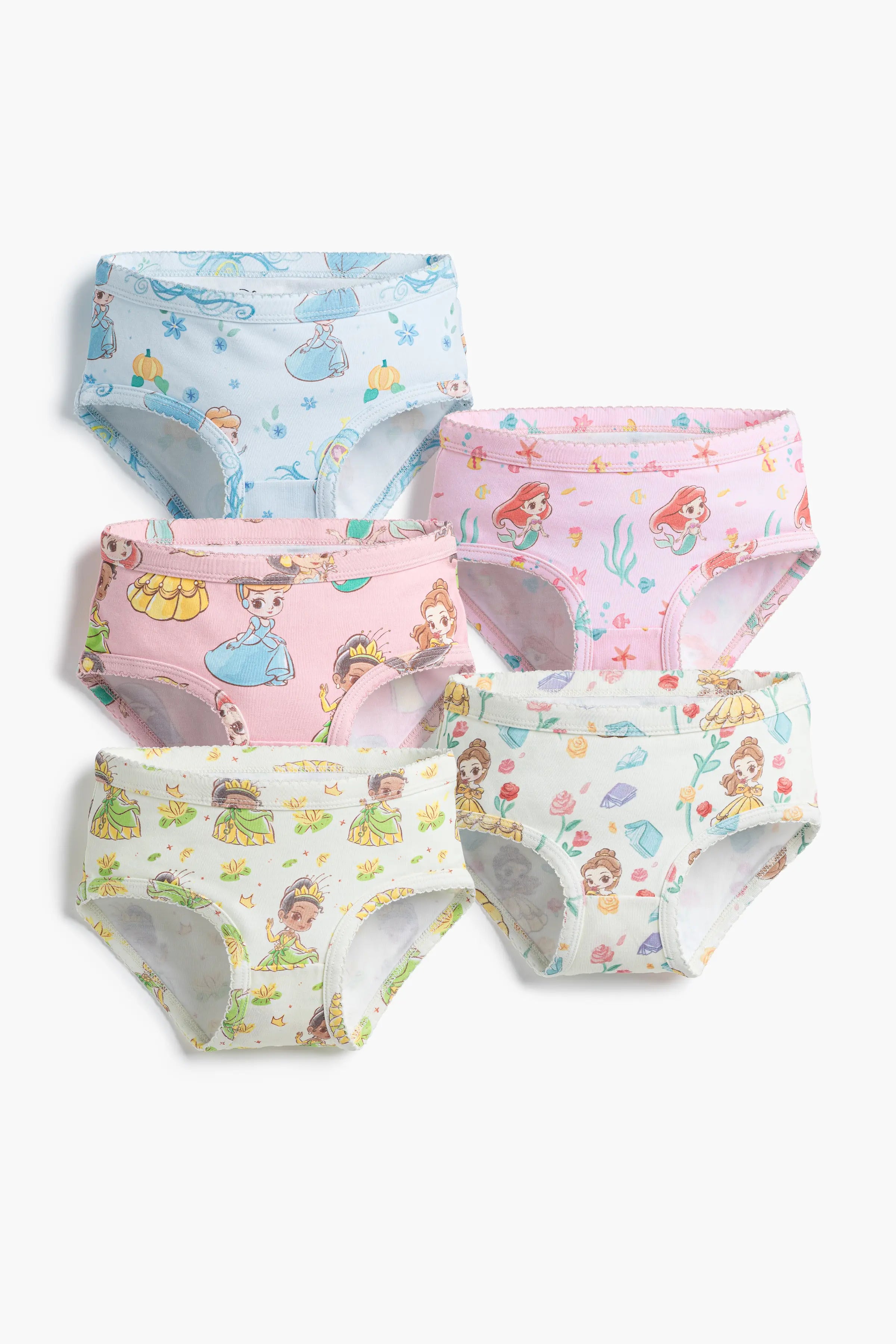5-Pack Girl's Underwear_Disney Princess Characters