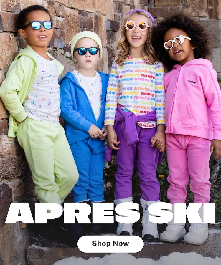 Banner with text: "Apres Ski. Shop Now"