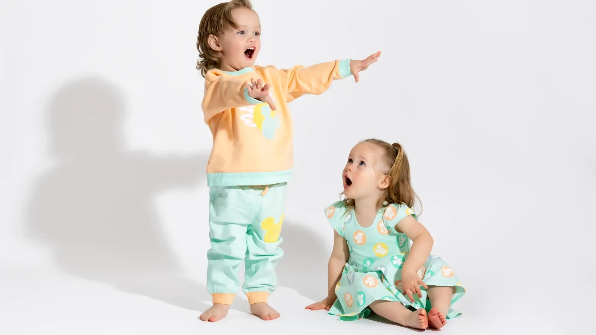 Toddlers in Disney Groovy Collection clothing