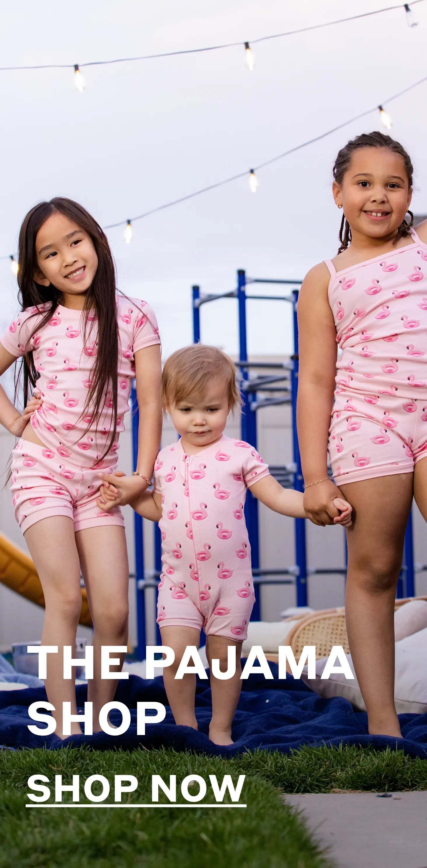 Group of kids in pajamas