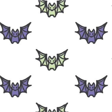 Halloween Bats print