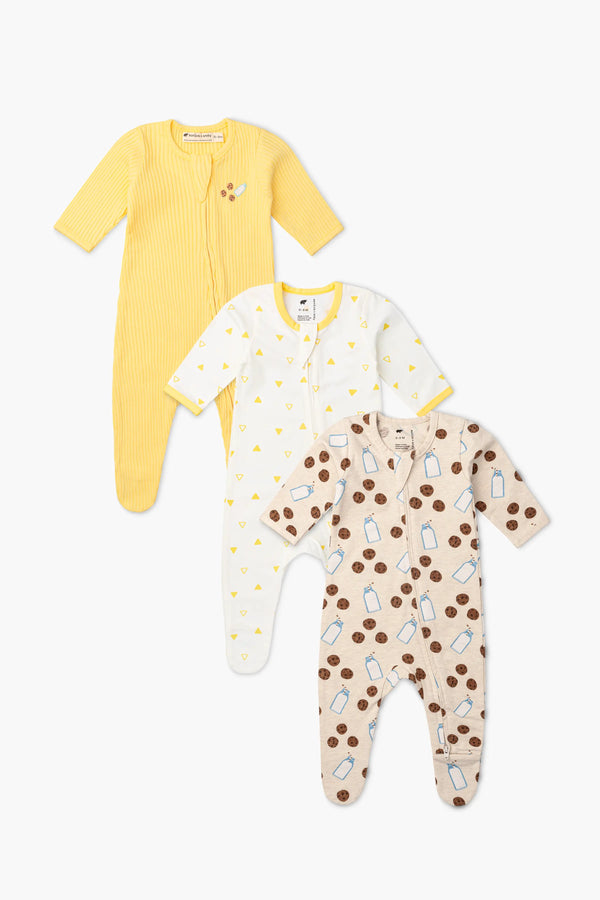 3-Pack Zip One-Piece_Cookies + Milk