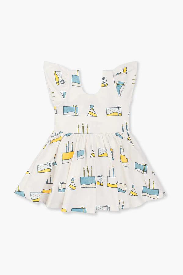 SALE - Short Sleeve Let's Dance Dress_Happy Birthday