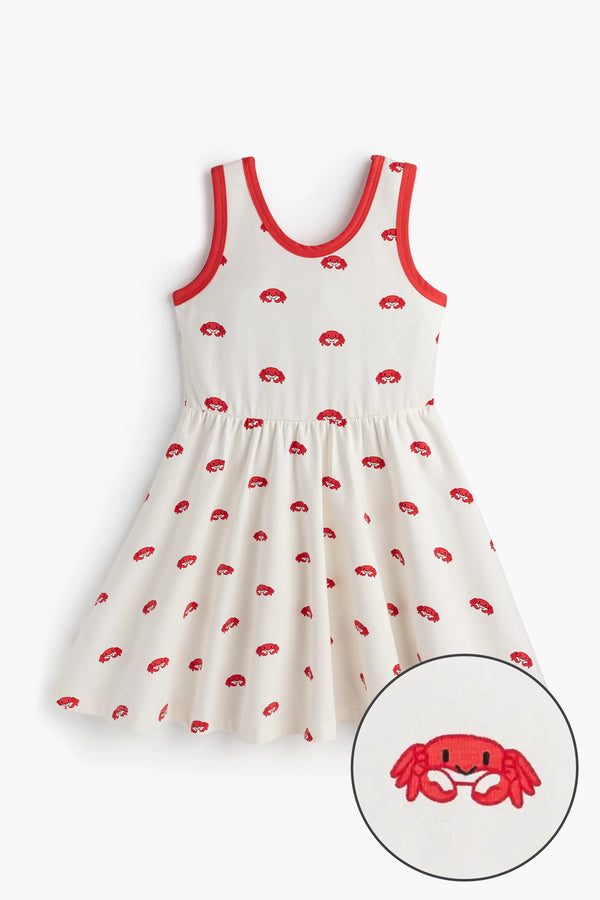 Sleeveless Let's Dance Dress_Smiling Crabs