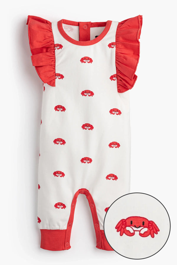 Sleeveless Ruffle Romper_Smiling Crabs