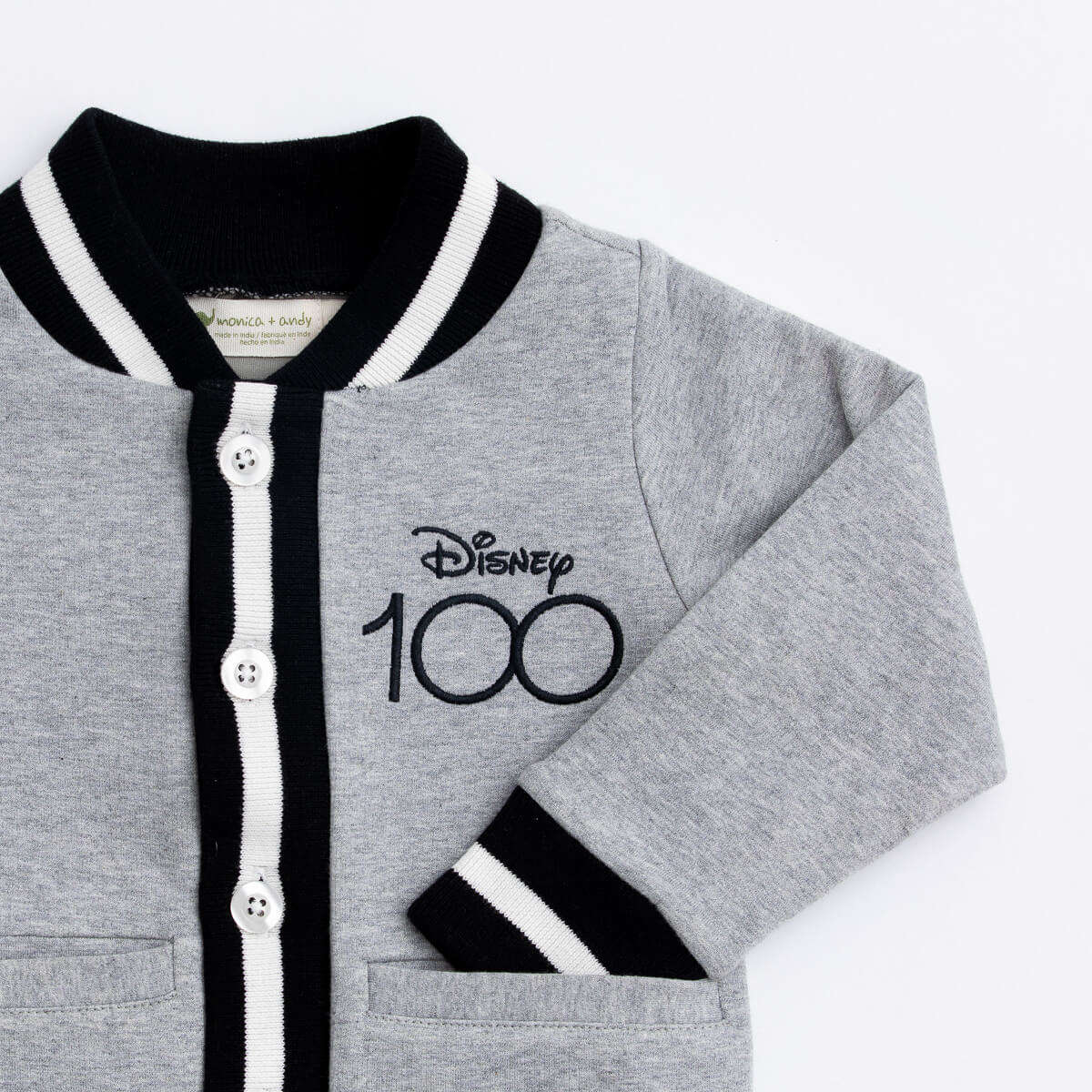 D100 Mickey Mouse On Heather Grey