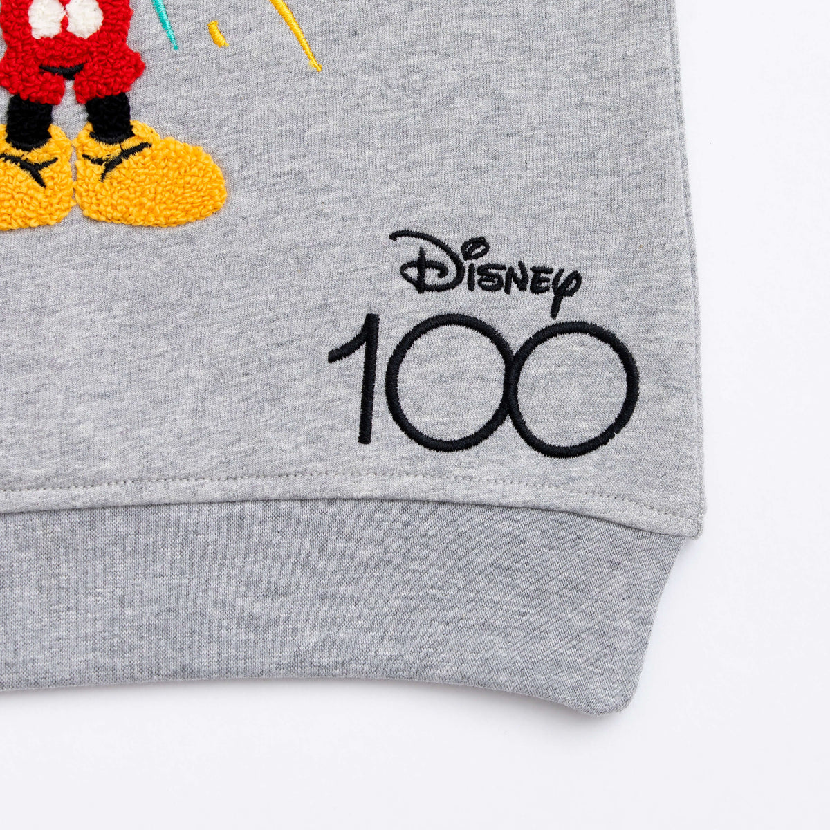 D100 Mickey Mouse On Heather Grey