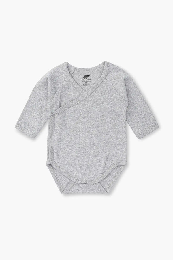 Long Sleeve Lucky Bodysuit_Heather Grey