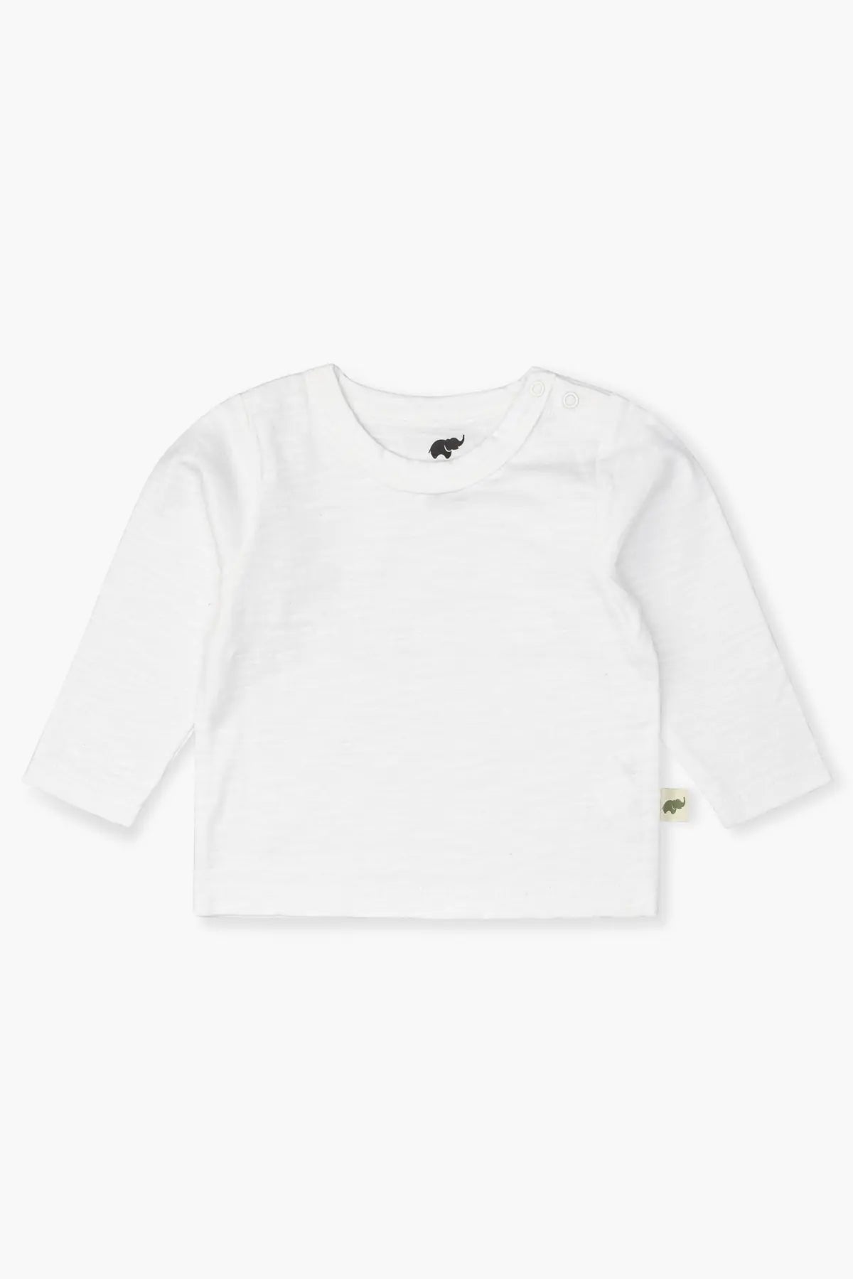 Long Sleeve Crewneck Tee_White