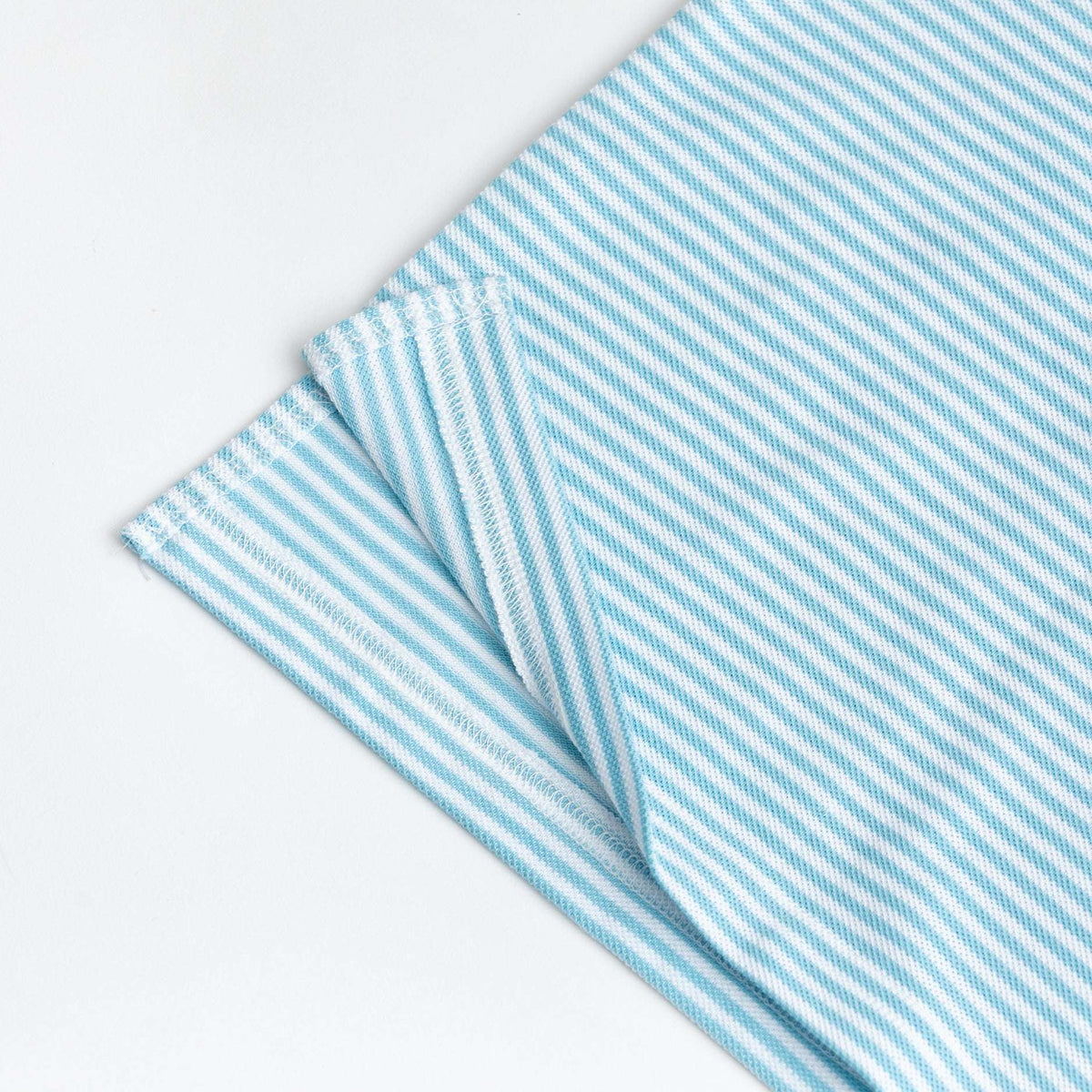 Light Blue White French Stripe