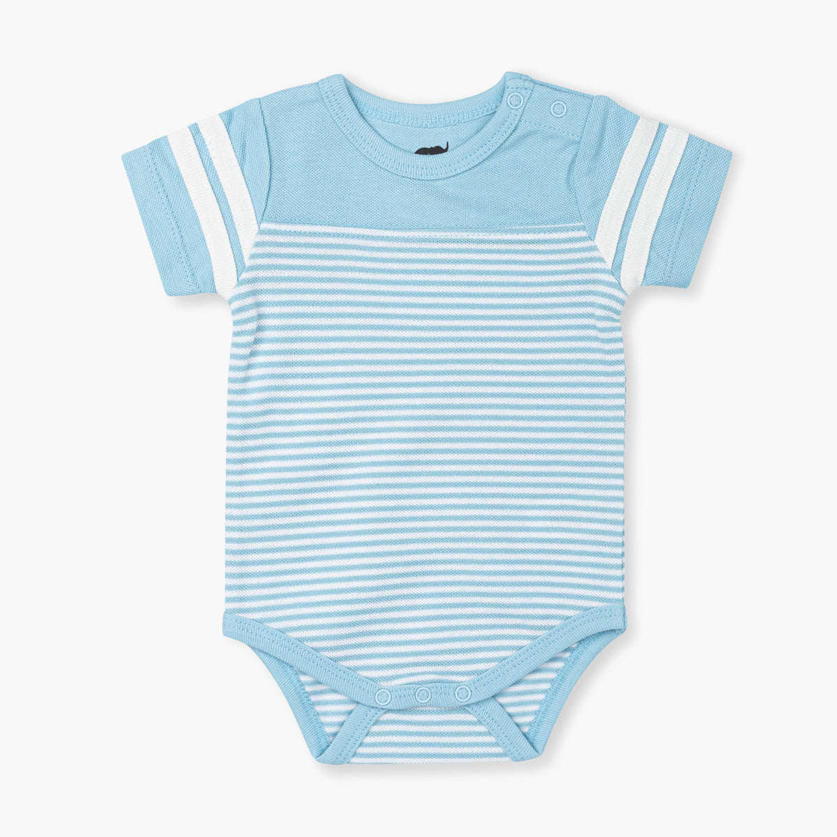 Light Blue + White French Stripe