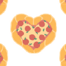 Heart Shaped Pizza