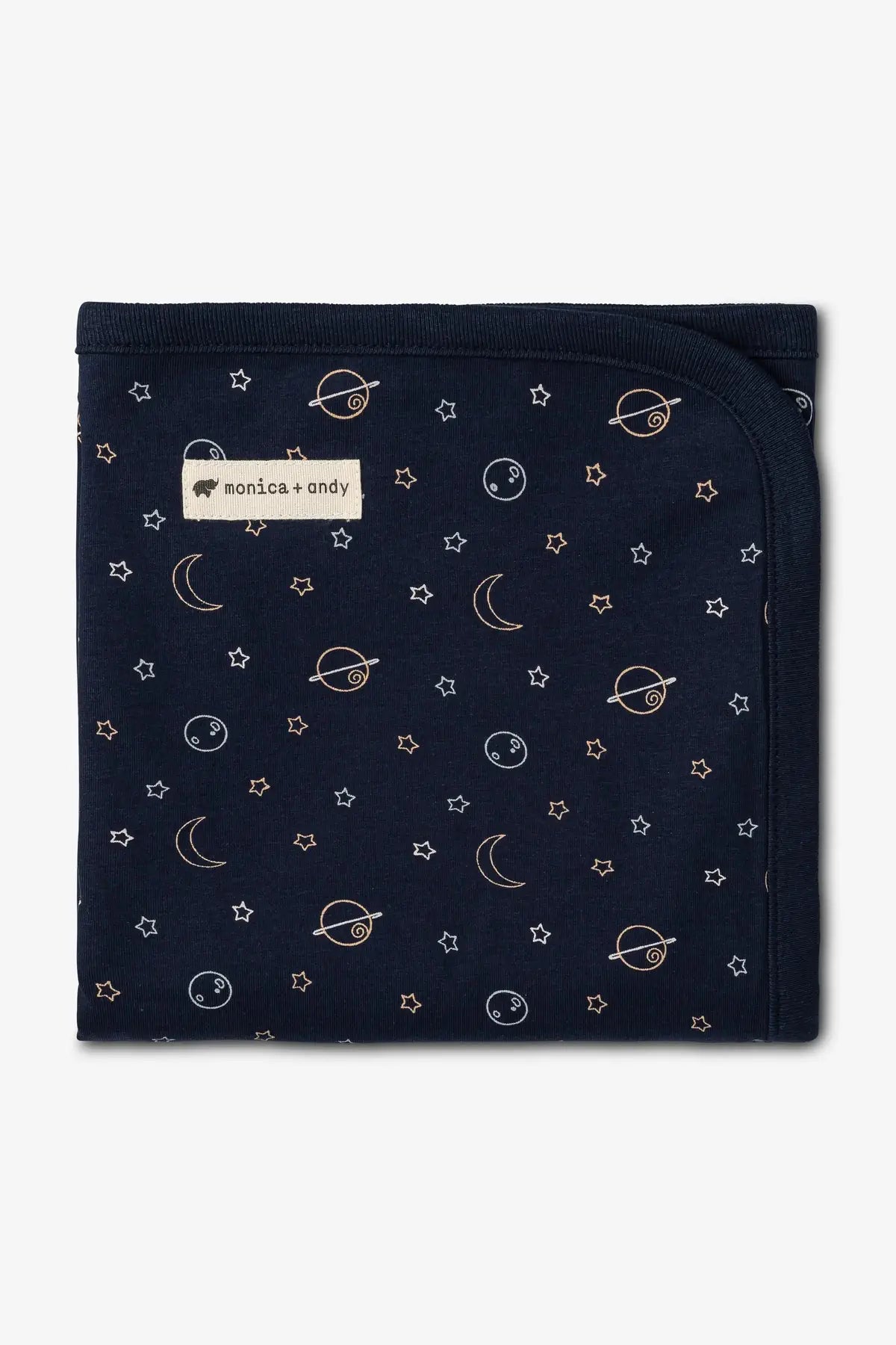 Coming Home Blanket in Navy Outerspace print