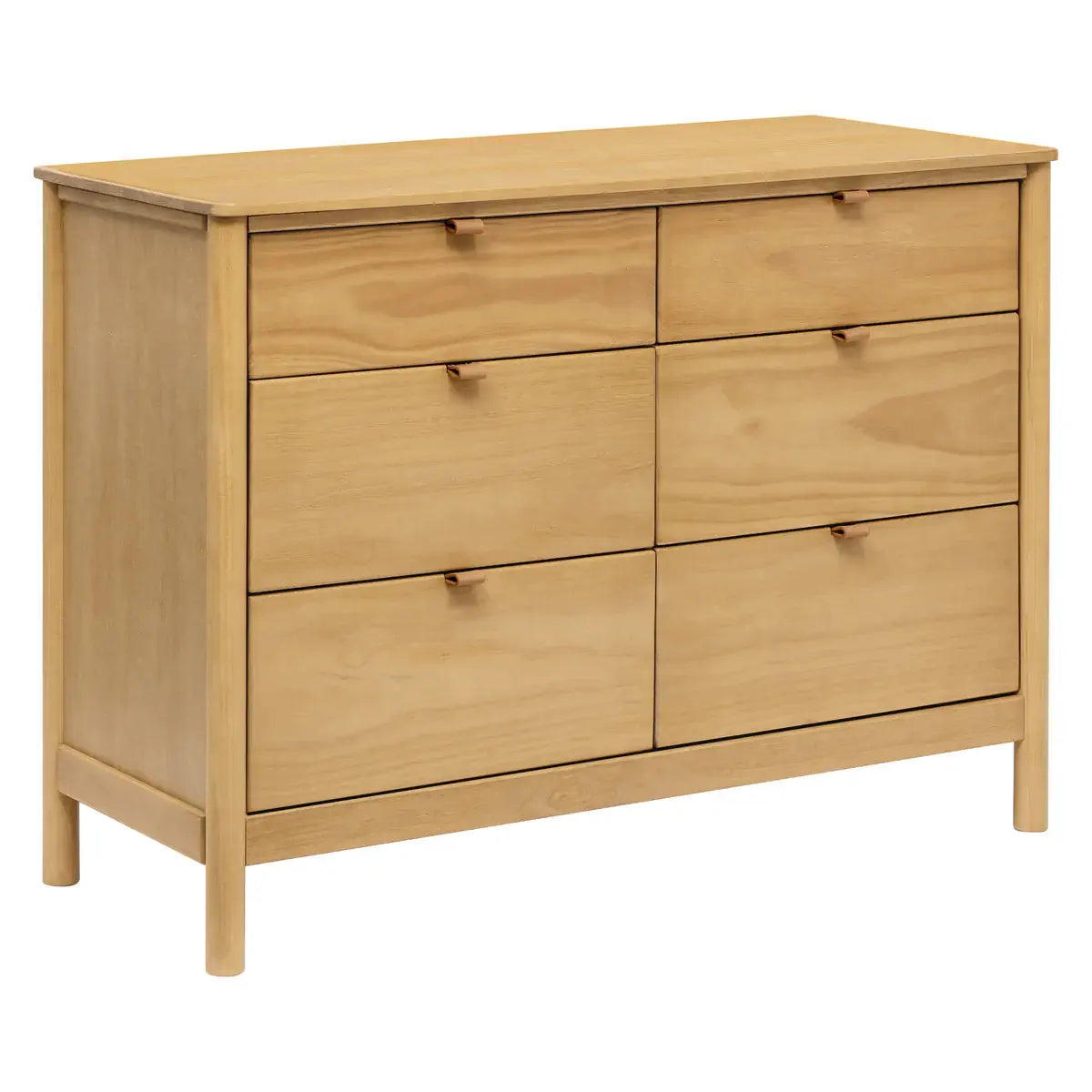 Bondi 6-Drawer Assembled Dresser in Honey