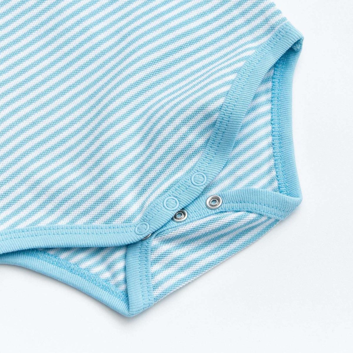 Light Blue + White French Stripe