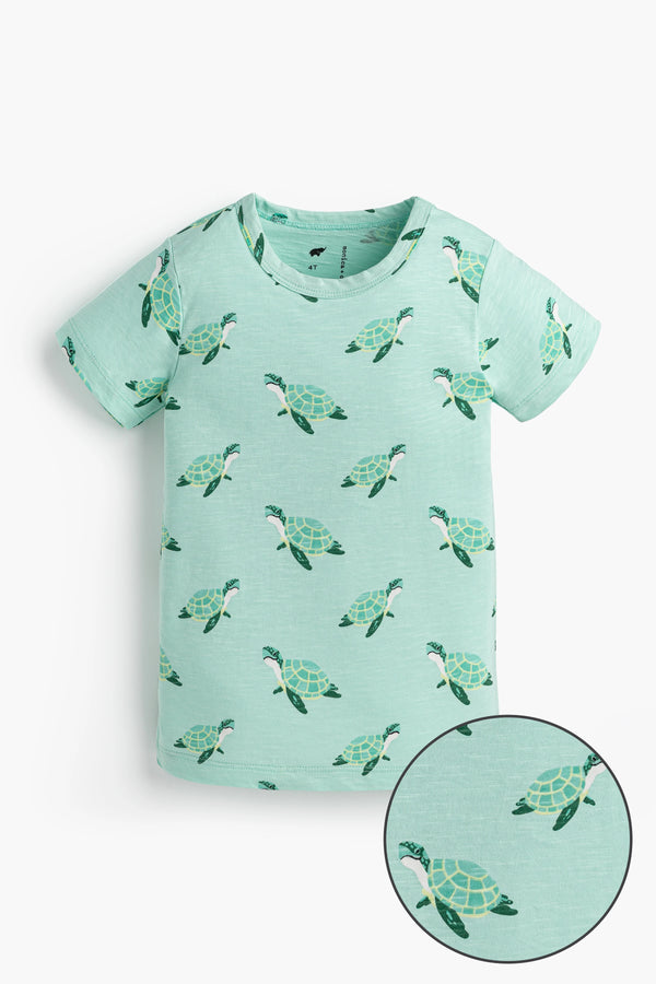 Short Sleeve Crewneck Tee_Sea Turtles
