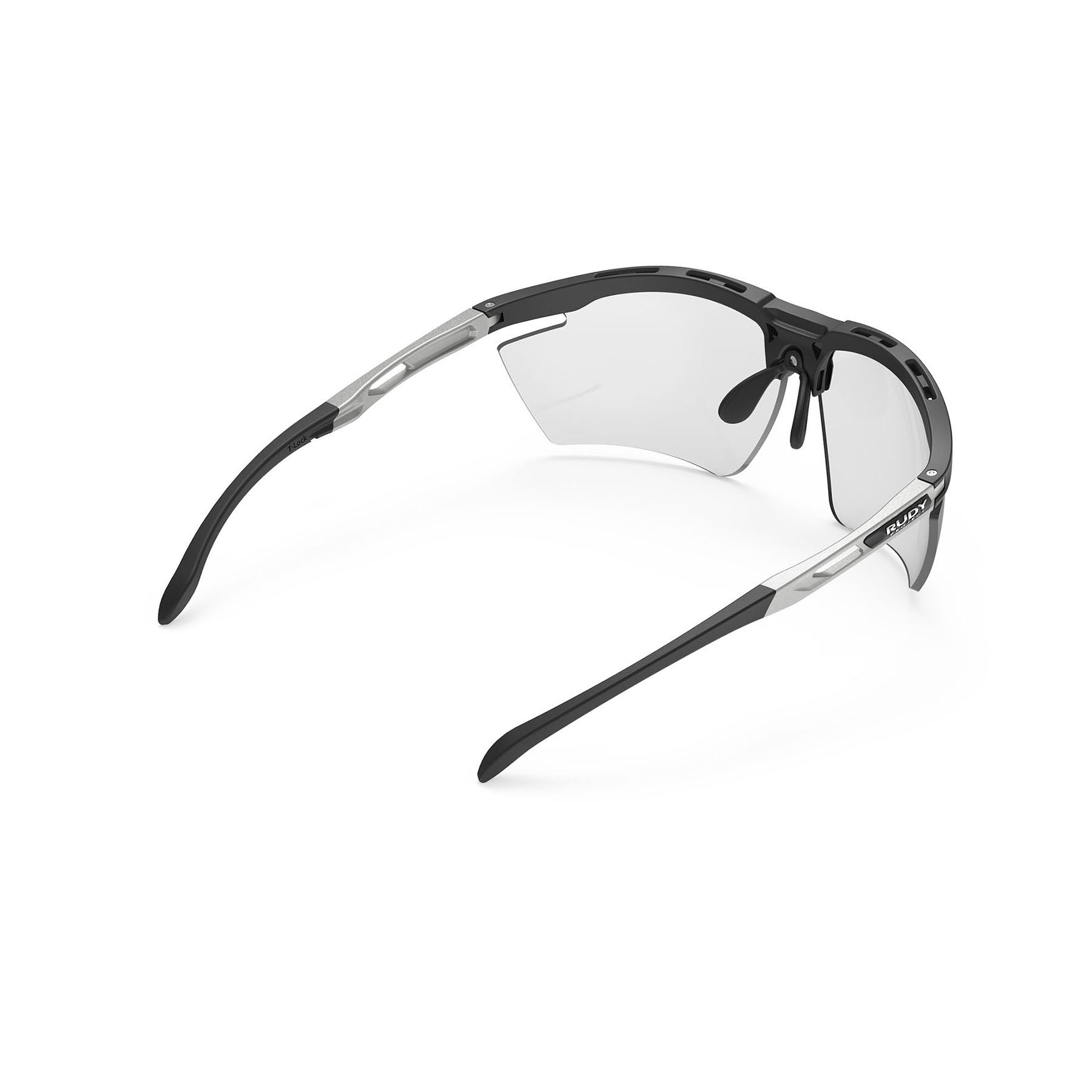 Rudy Project - Magnus - frame color: Black Matte - lens color: ImpactX Photochromic 2 Black - photo angle: Top Back Angle Variant Hover Image