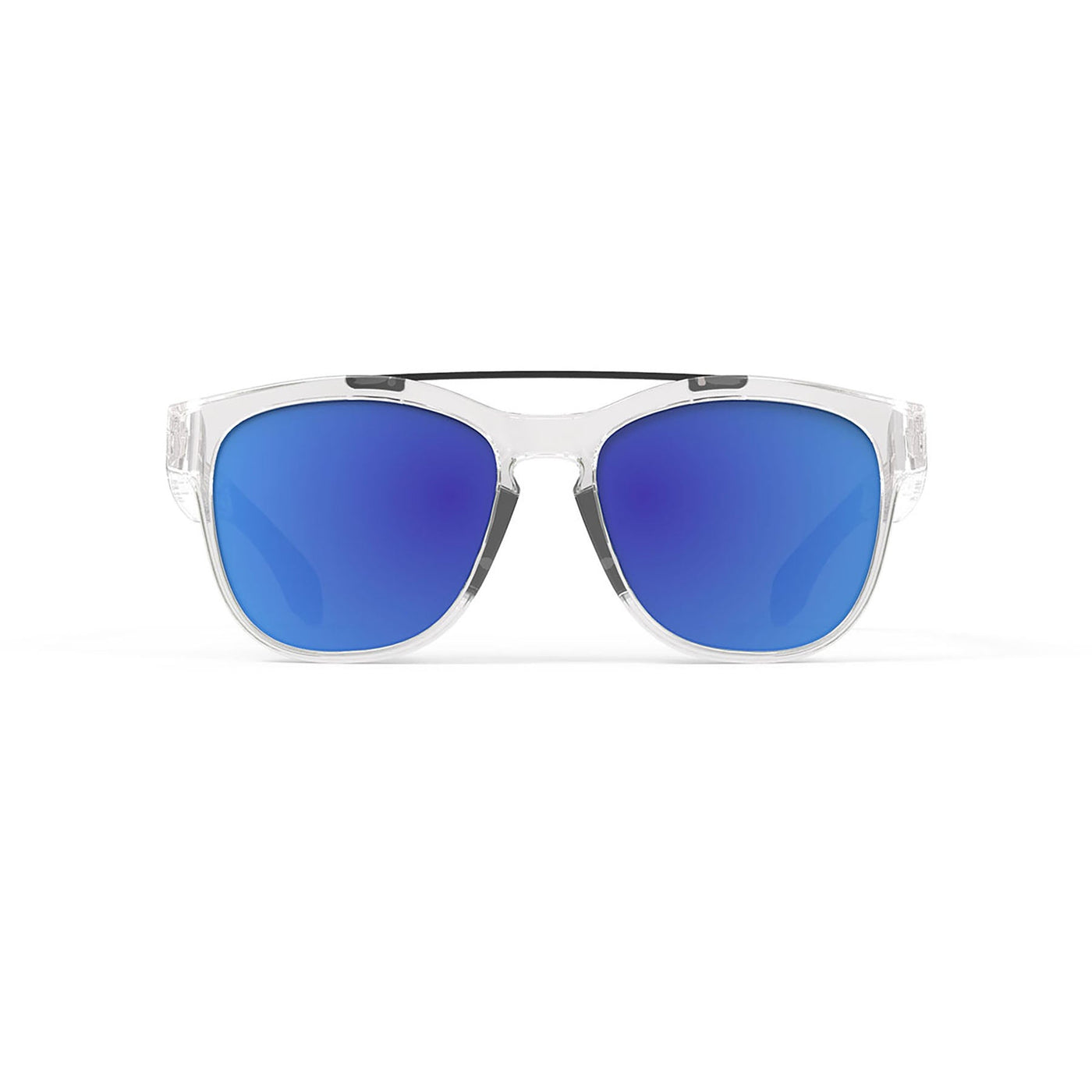 Rudy Project Spinair 59 active lifestyle and beach prescription sunglasses#color_spinair-59-crystal-gloss-frame-and-multilaser-blue-lenses