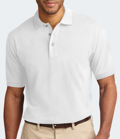 port authority heavyweight cotton pique polo